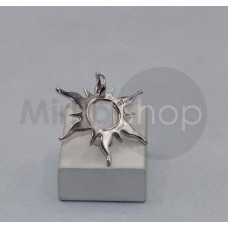 Sole tribale ciondolo da collana argento 925